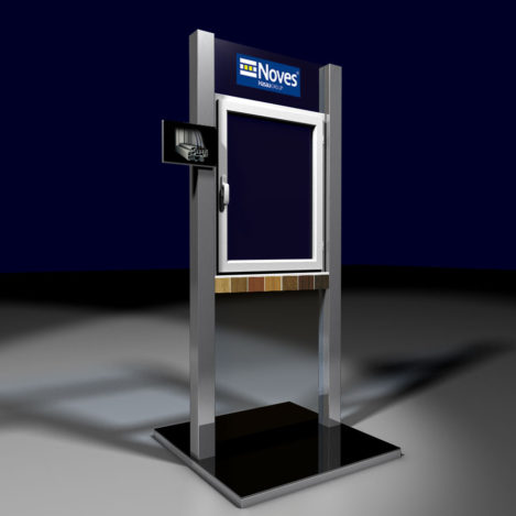 Stender na prezentáciu okien Hasau