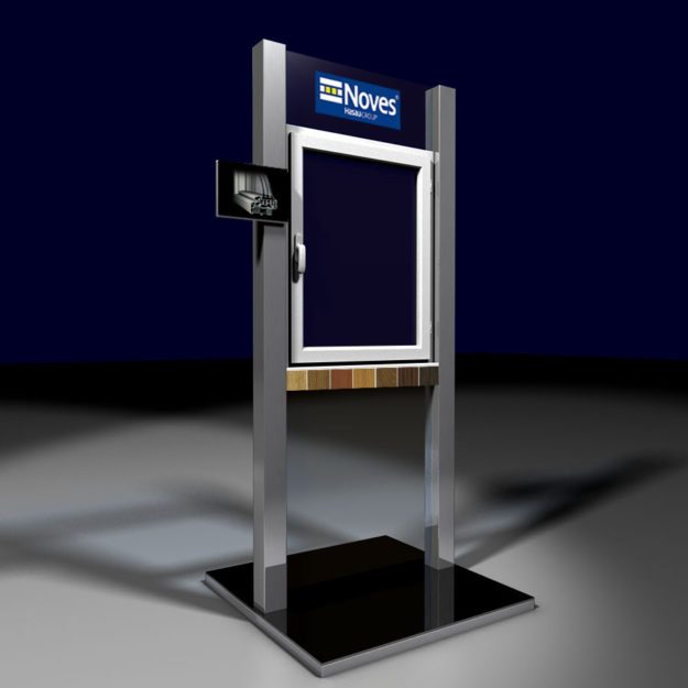 Stender na prezentáciu okien Hasau