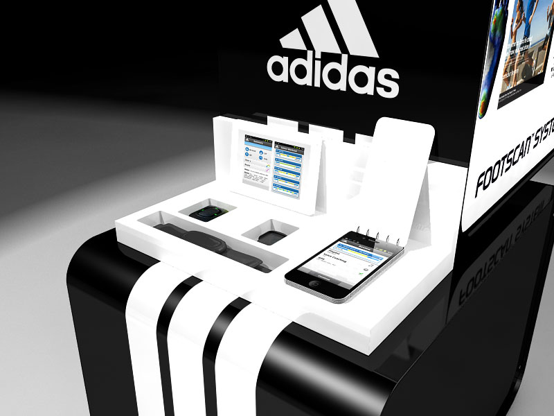 Stojan pre produkty klienta