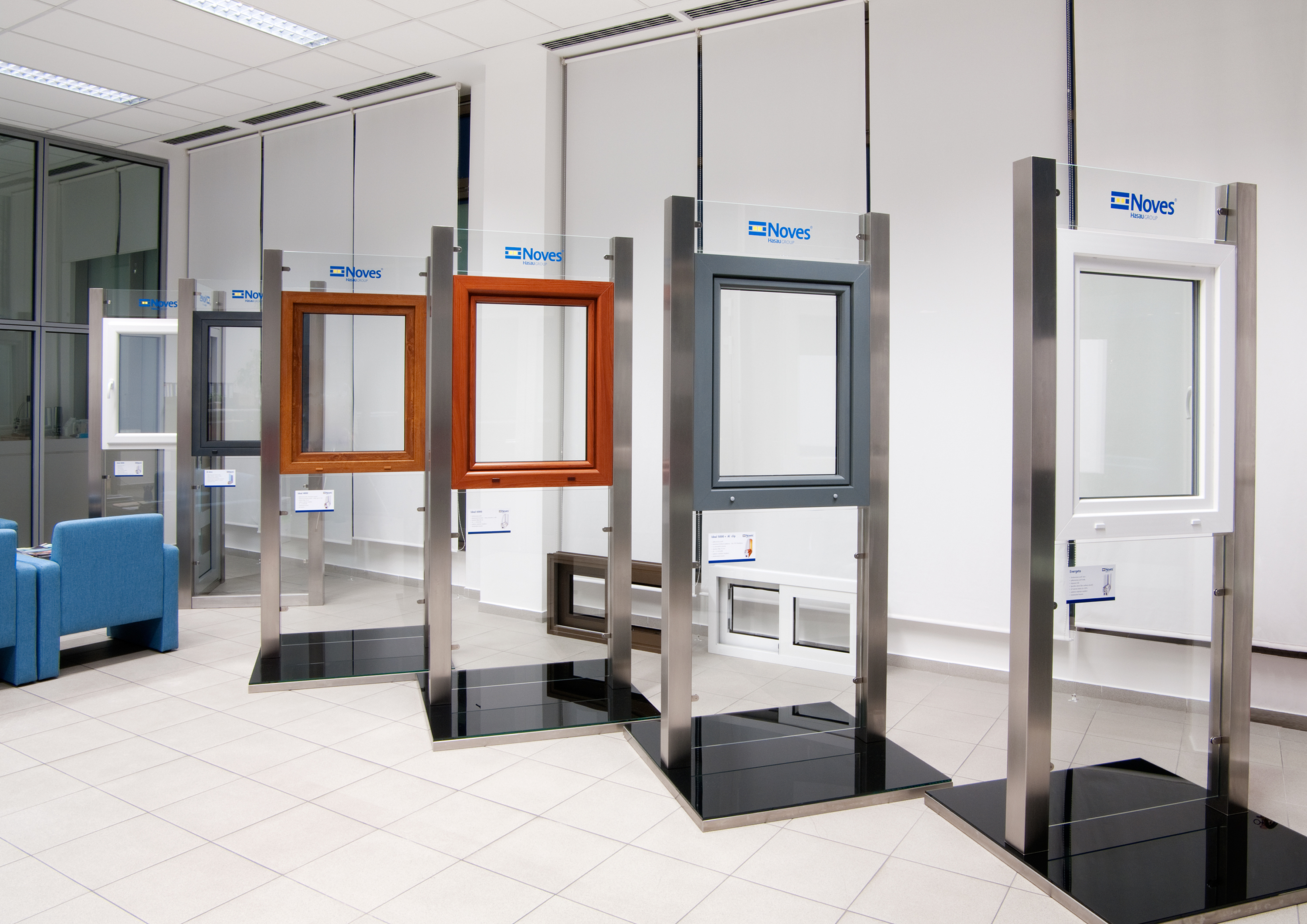 Stender na prezentáciu okien Hasau